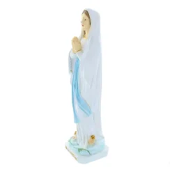 Palais du Rosaire Statue Vierge Marie en résine colorée 30 cm^ Statue De Notre Dame De Lourdes