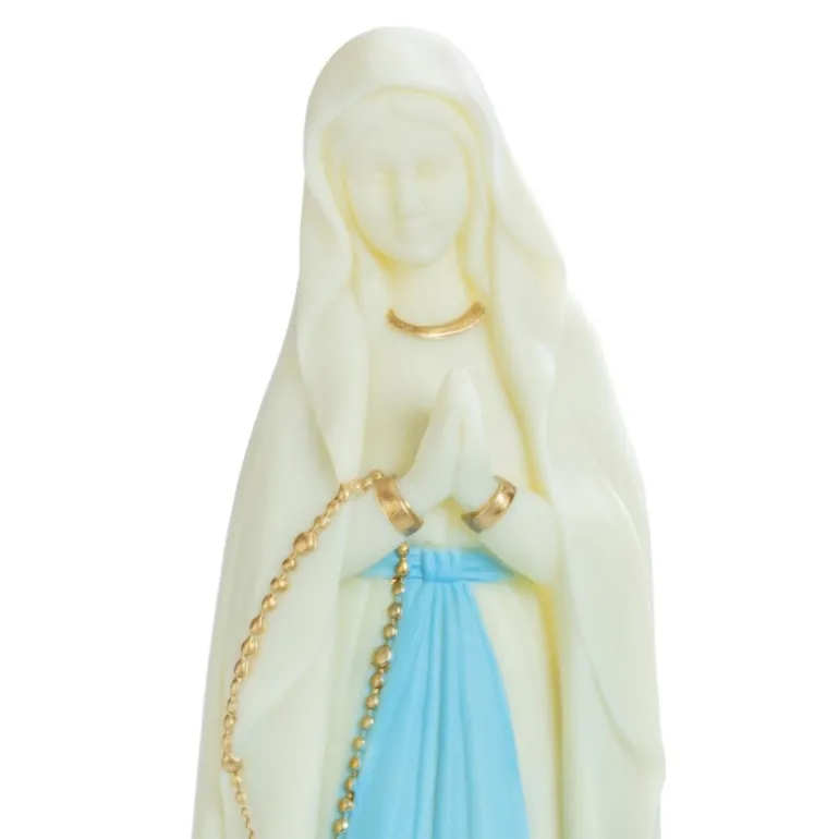 Palais du Rosaire Statue Vierge Marie Lumineuse en résine 20 cm^ Statue Lumineuse