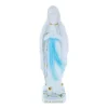 Palais du Rosaire Statue Vierge Marie épurée en résine 30 cm^ Statue De Notre Dame De Lourdes