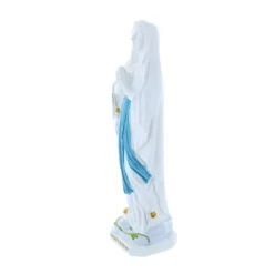 Palais du Rosaire Statue Vierge Marie épurée en résine 14 cm^ Statue De Notre Dame De Lourdes