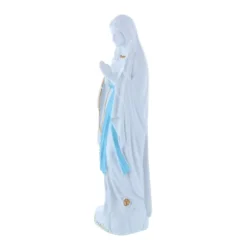 Palais du Rosaire Statue Vierge Marie épurée en résine pour extérieur 20 cm^ Statue Pour Extérieur