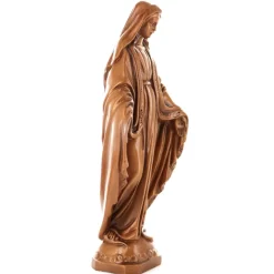 Palais du Rosaire Statue Vierge Miraculeuse en résine effet bronze 30cm^ Statue Vierge Miraculeuse