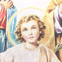 Palais du Rosaire Tenture Brodée de la Sainte Famille^ Cadre Religieux