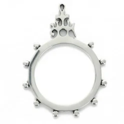 Palais du Rosaire Très grand Dizainier presse papier en Plaqué Argent 13cm^ Chapelet Dizainier | Chapelet Argent