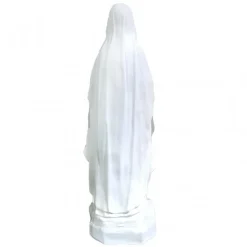 Palais du Rosaire Très Grande Statue Notre Dame de Lourdes blanche et bleue 130 cm^ Statue De Grande Taille | Statue De Notre Dame De Lourdes