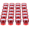 Palais du Rosaire 24 Veilleuses bougies rouge Votive 4 cm durée 6H^ Bougie Funéraire | Baptême